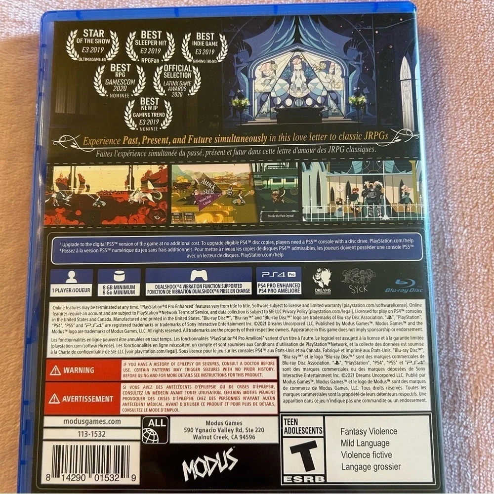 ✨4 for $20✨ CRISTALES PS4 game excellent pre-owned condition